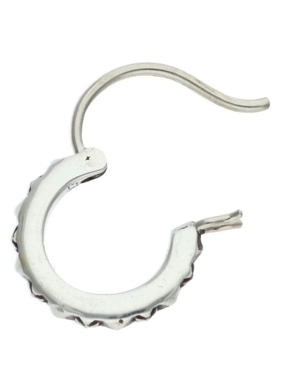 Chrome Hearts Hoop Tfp Tiny Silver Earrings